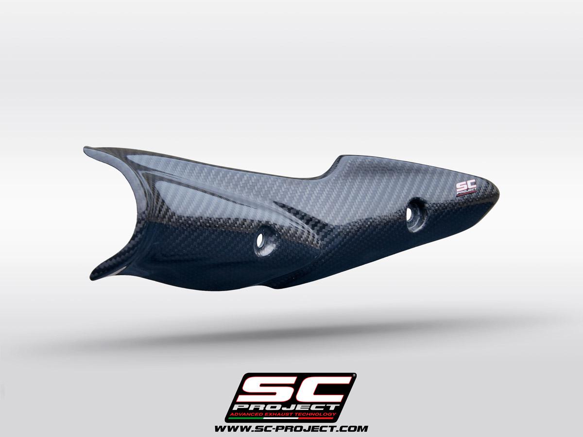 KAWASAKI Z 900 (2020) – EURO 4 Carbon fiber heat protection shield