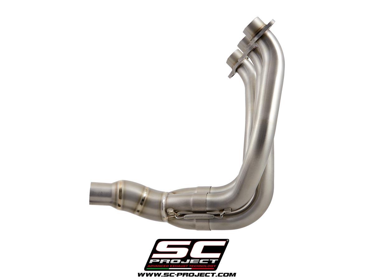 TRIUMPH STREET TRIPLE 765 (2017 – 2019) – S – R – RS Full Exhaust System 3-1, Titanium, compatible with S1, CR-T and Original Muffler (Muffler not included)