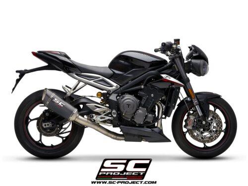 Triumph Street Triple 765 (20-22) R/RS SC Project SC1-R Carbon Fiber Full System Exhaust