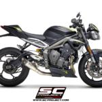 SC Project S1 Titanium Exhaust for Triumph Street Triple 765 R/RS