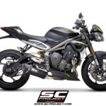 SC Project SC1-R Carbon Fiber Exhaust For Triumph Street Triple 765 S/R/RS (20-22)