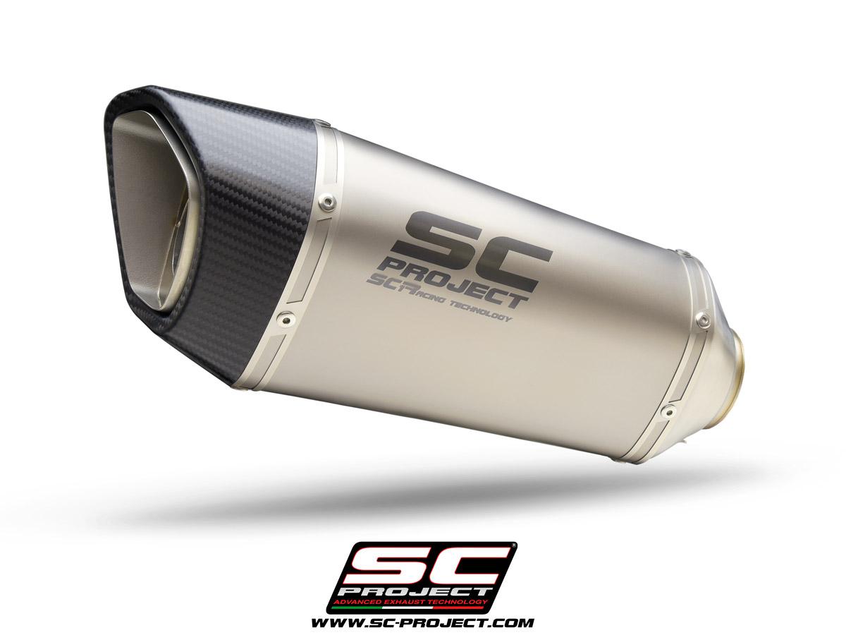 APRILIA RSV4 (2021 – 2023) – FACTORY SC1-R Titanium Muffler (250mm), with titanium exhaust valve