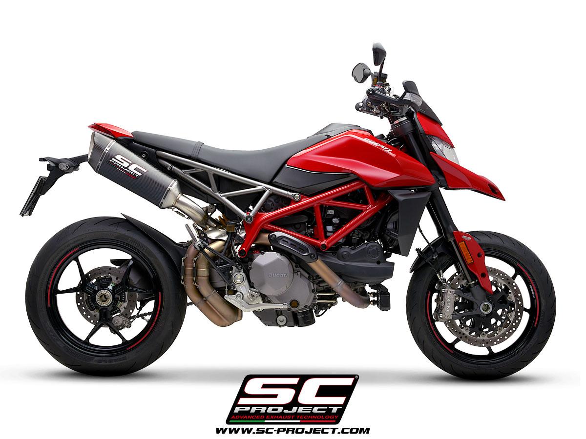 DUCATI HYPERMOTARD 950 – RVE – SP (2019 – 2021) – EURO 4 SC1-R Muffler, carbon fiber