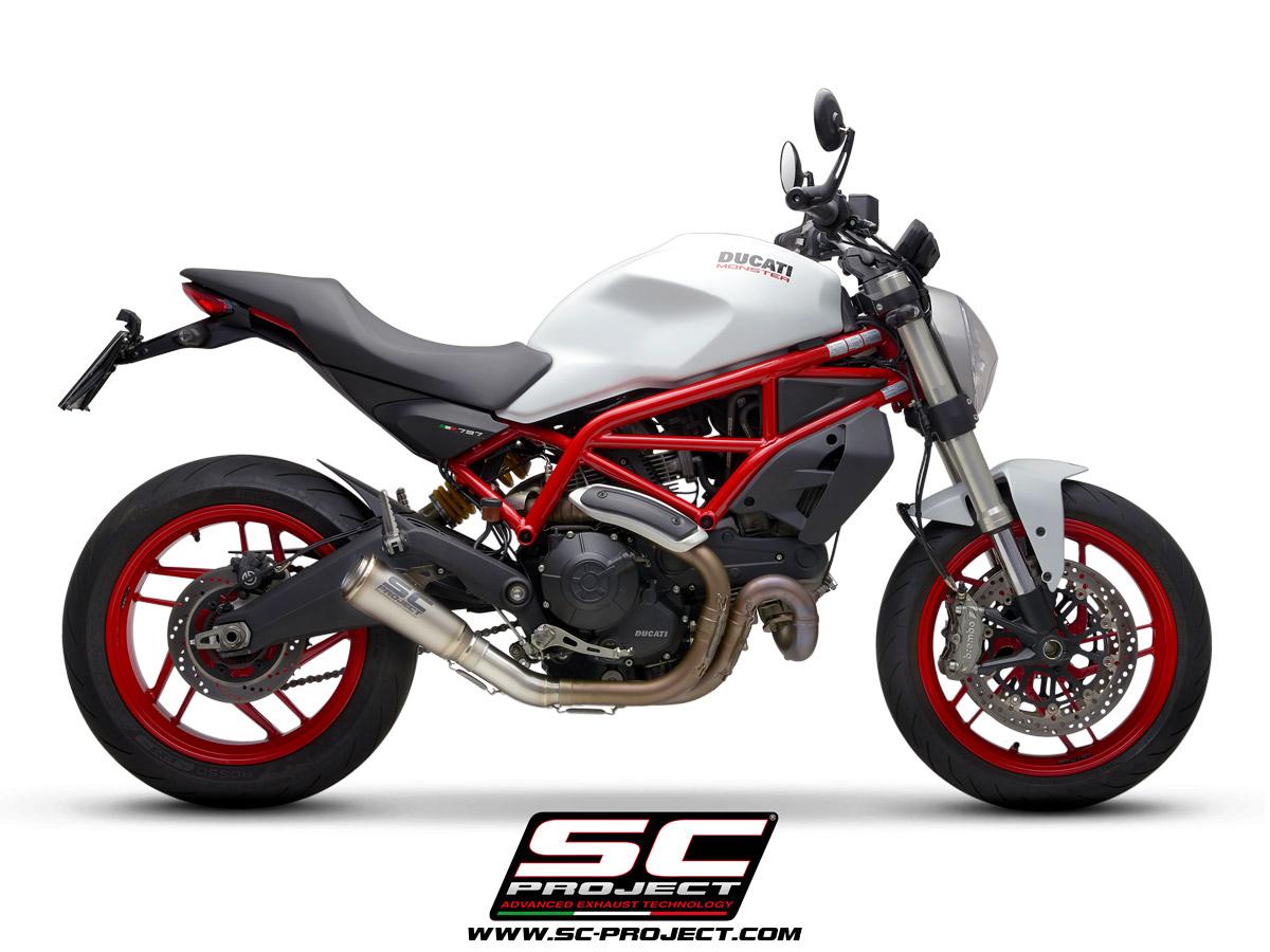 DUCATI MONSTER 797 (2017 – 2020) S1-GP Muffler, titanium