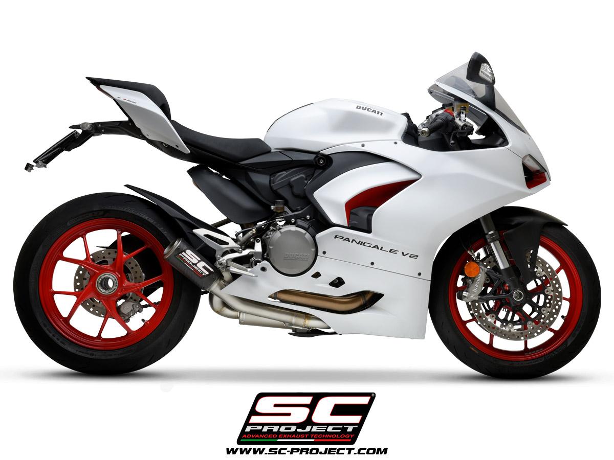 DUCATI PANIGALE V2 (2020 – 2023) Half-System 2-1, with CR-T M2 Muffler