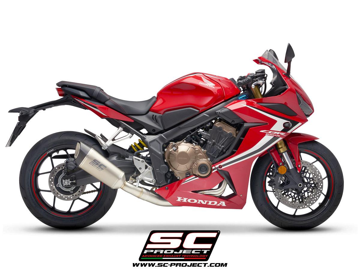 HONDA CBR650R (2019 – 2020) Full Exhaust System 4-1, with SC1-R Titanium Muffler