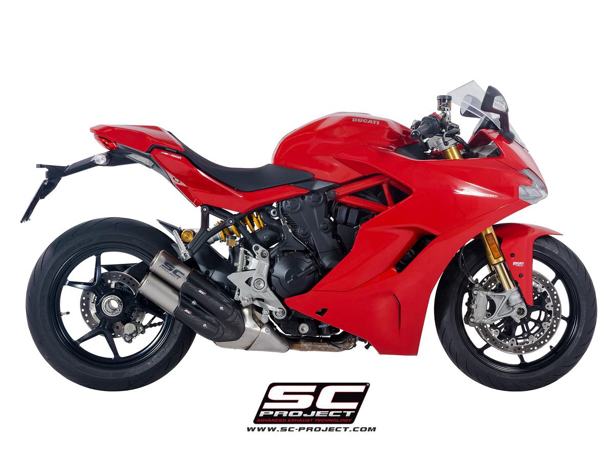 DUCATI SUPERSPORT 939 (2017 – 2020) – S Twin CR-T dual Muffler, titanium