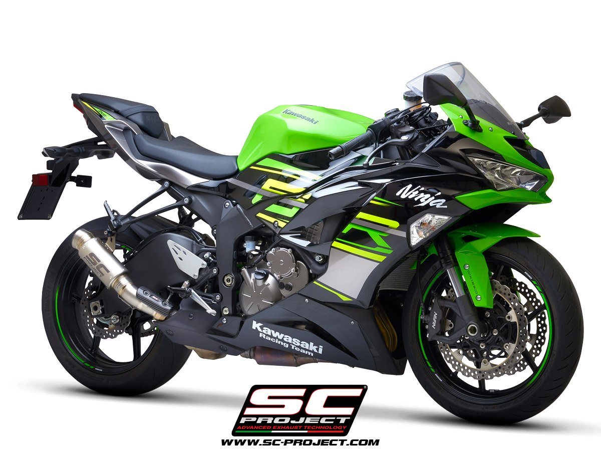 Kawasaki Ninja ZX-6R SC GP70-R Titanium Slip On Exhaust