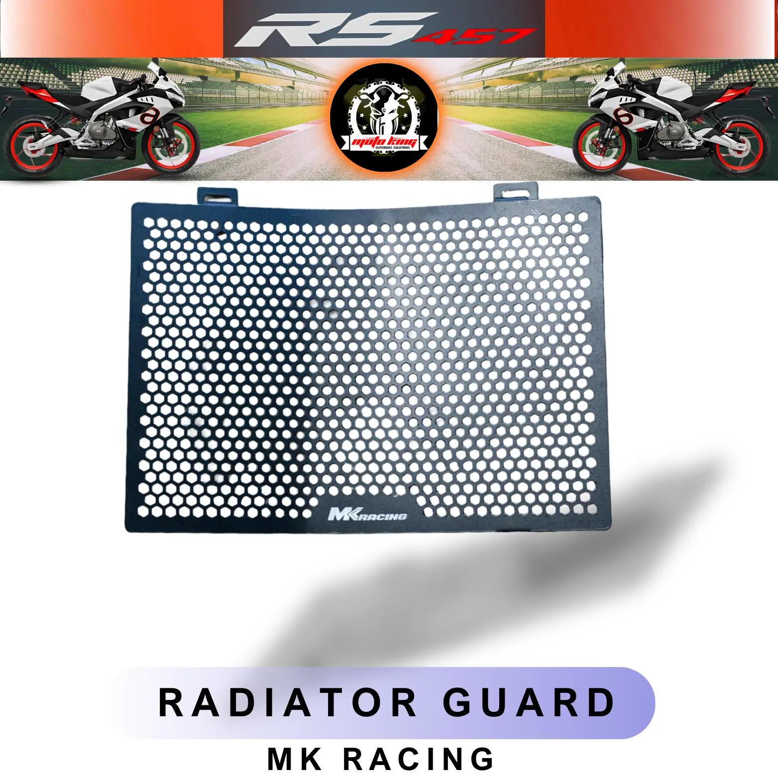 Aprilia RS 457 Radiator Guard by MK Racing