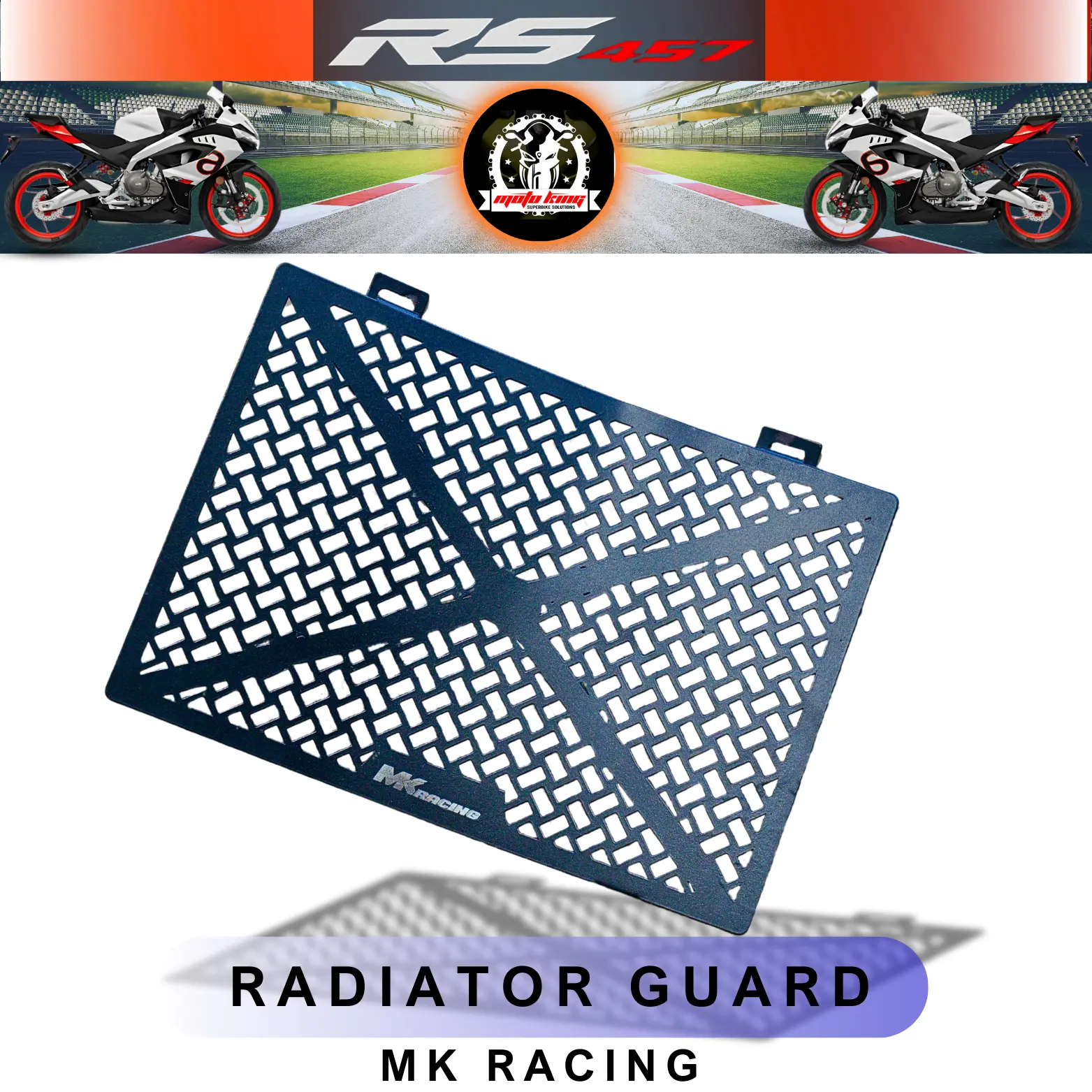 Aprilia RS 457 Radiator Guard by MK Racing