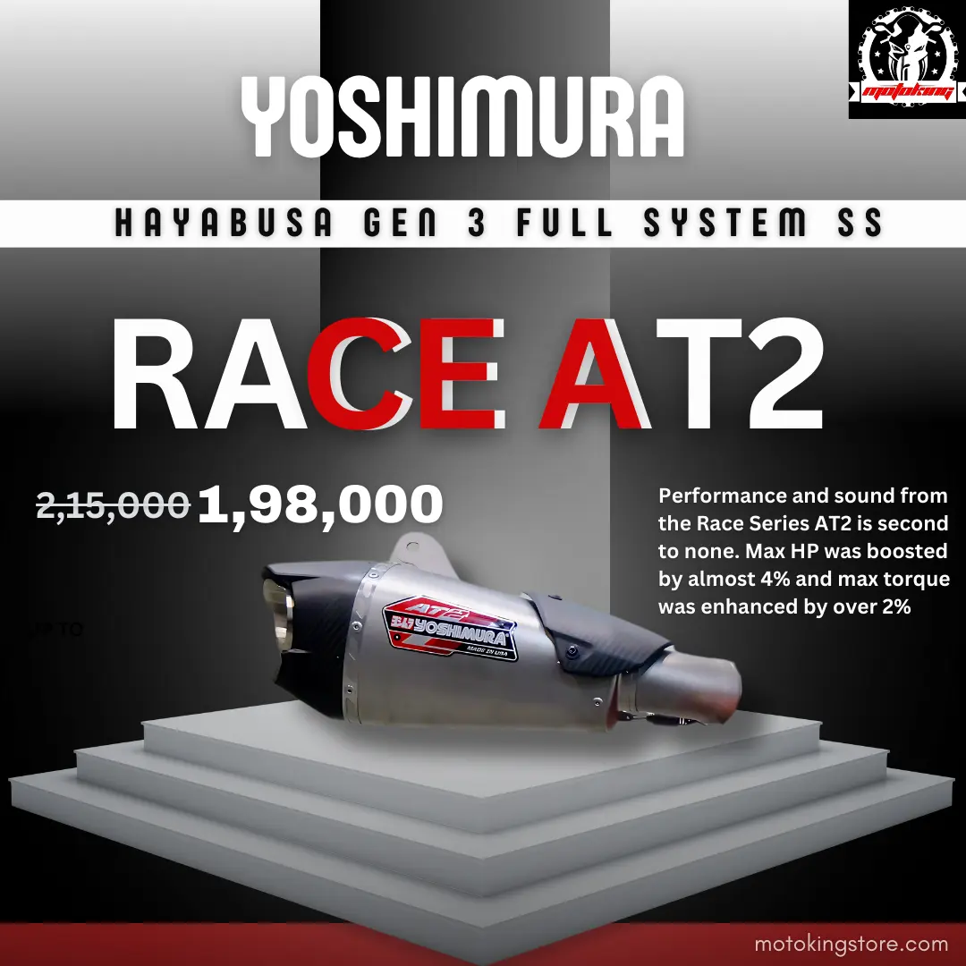 Yoshimura Race AT2 SS Full System Exhaust For Hayabusa Gen 3