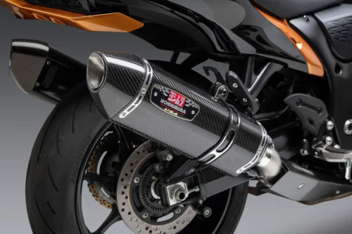 Yoshimura R-77 Dual SS Slip-On Exhaust For Hayabusa Gen 3