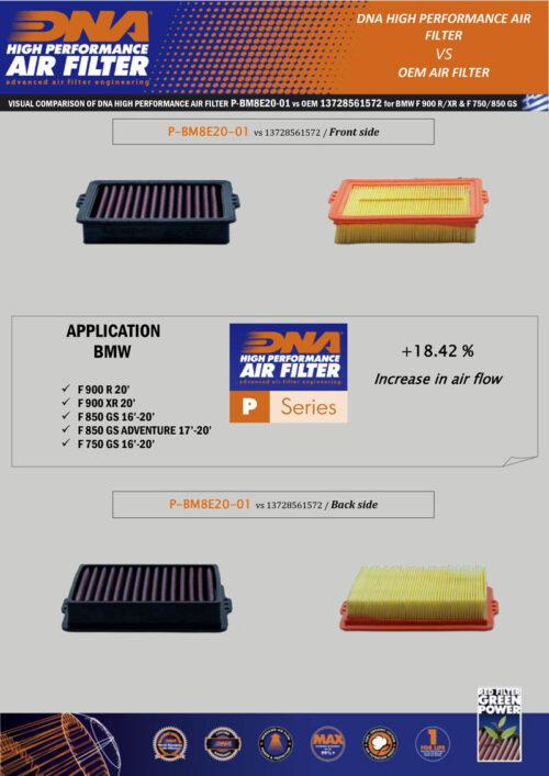 BMW F 750 GS (16-23) DNA Air Filter