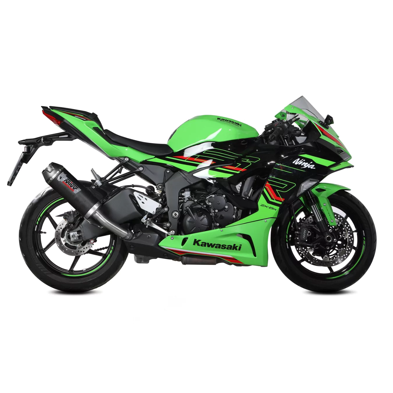 MIVV AK-1 Carbon Exhaust For Kawasaki ZX-6R