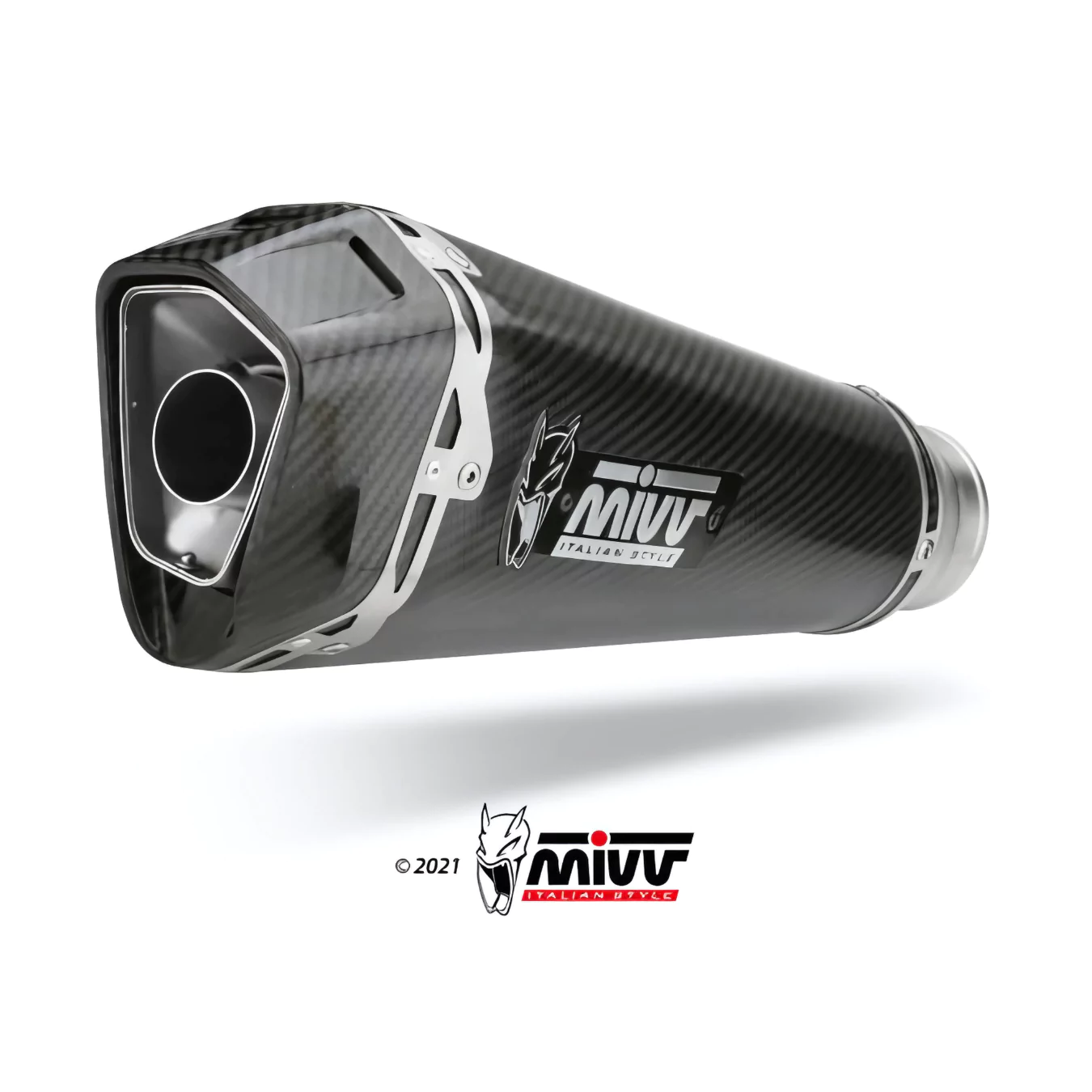 MIVV Delta Race Carbon Exhaust For Kawasaki ZX-6R