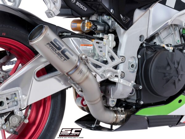 SC Project Performance Exhaust for Aprila RSV4/ Factory (2018-2020) Exhuast CR-T Muffler, Titanium