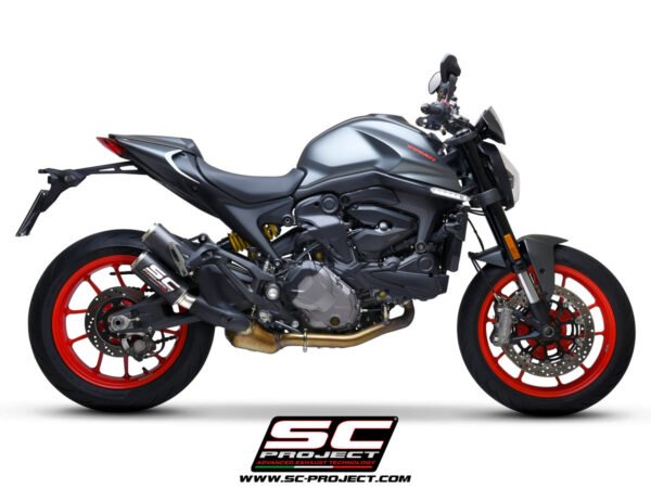 SC Project Performance Exhaust for Ducati Monster 937/ 950 (2021-2025) Twin CR-T Carbon Exhaust
