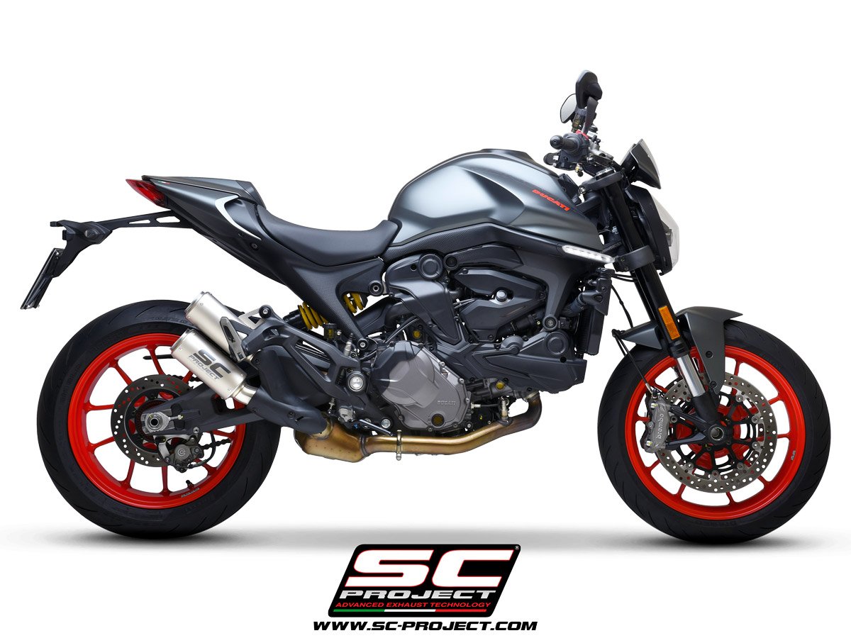 SC Project Performance Exhaust for Ducati Monster 937/ 950 (2021-2025) Twin CR-T Titaniun Exhaust