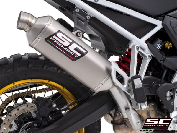 SC Project Performance Exhaust for BMW F900GS Rally Raid Titanium Exhaust