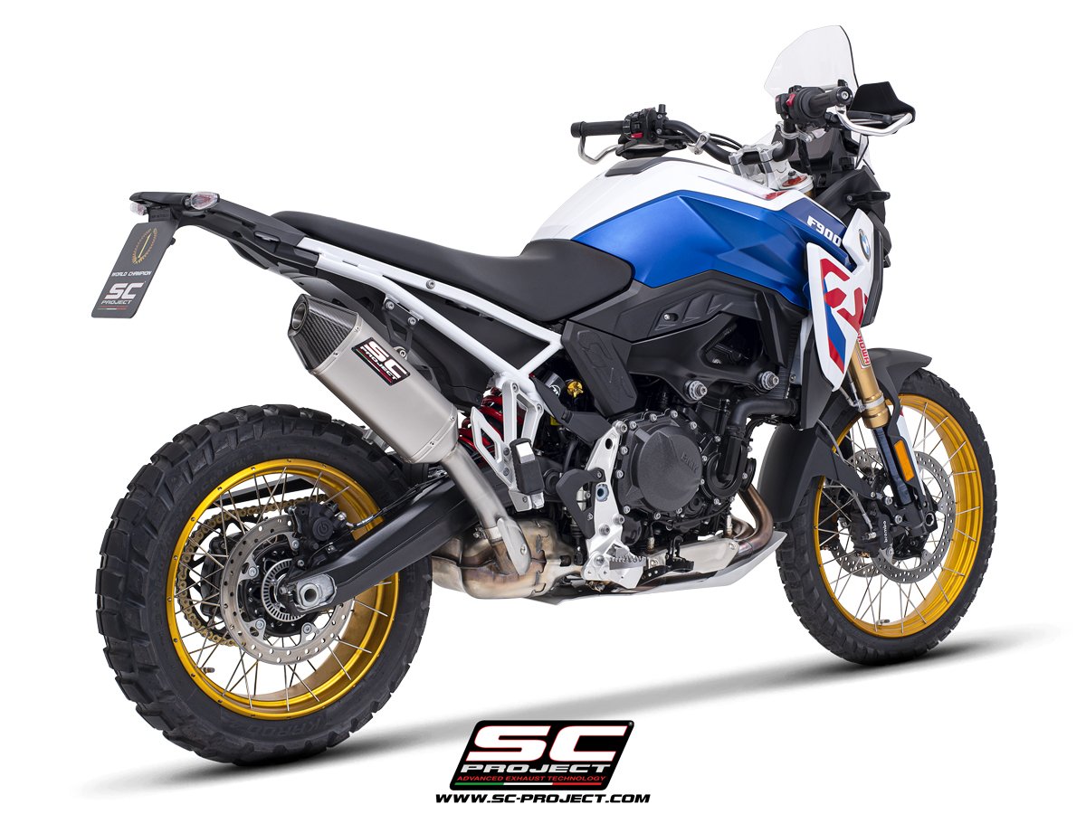 SC Project Performance Exhaust for BMW F900GS MX Titanium Exhaust - Image 3