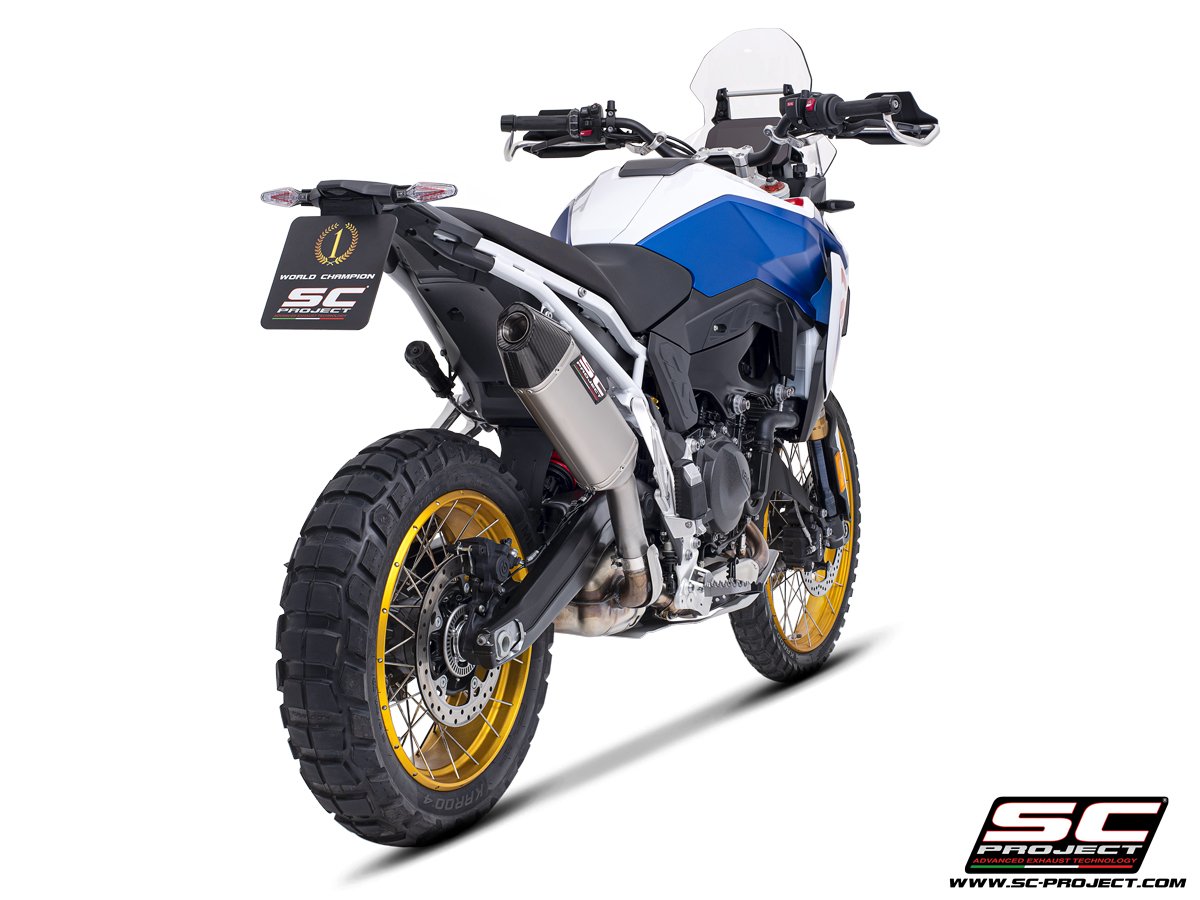 SC Project Performance Exhaust for BMW F900GS MX Titanium Exhaust - Image 4