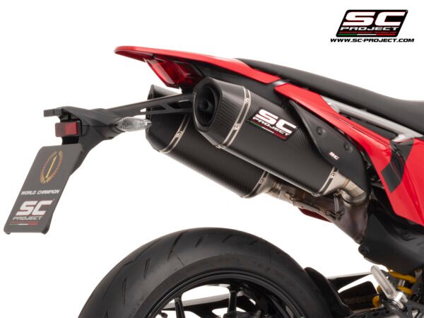SC Project Performance Exhaust for Ducati Hypermotard 698 Mono - RVE (2024-2025) Dual Undertail SC1-S Carbon Exhaust