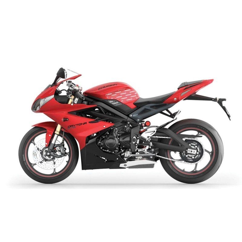 55-10-0078 | TRIUMPH | DAYTONA 675 / STREET TRIPLE 675 / 765 | 2013 - 2023 | Stompgrip | TANK GRIP