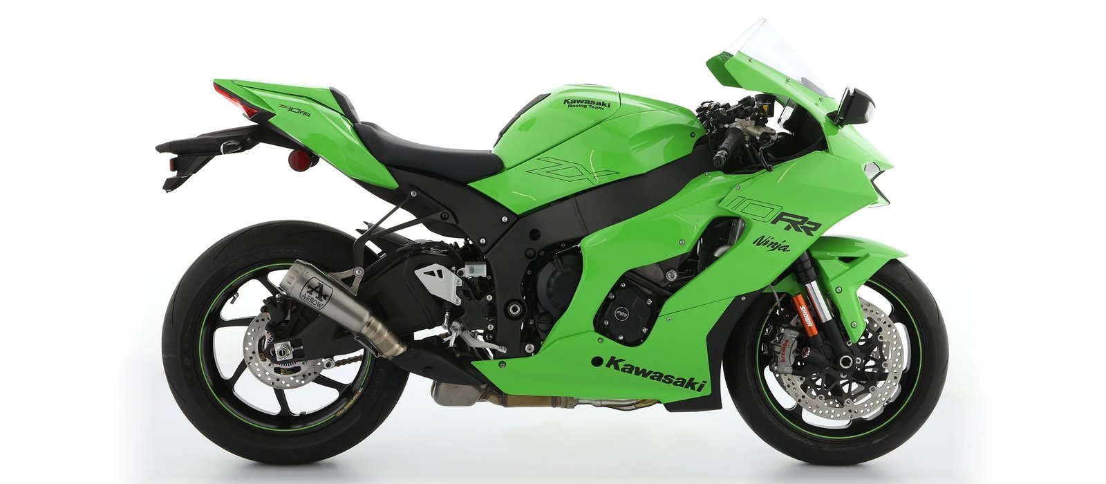 71215HCP | Kawasaki | ZX-10R/ZX-10RR | 2021 - 2025 | Arrow | Exhaust Titanium with titanium link pipe - Image 3