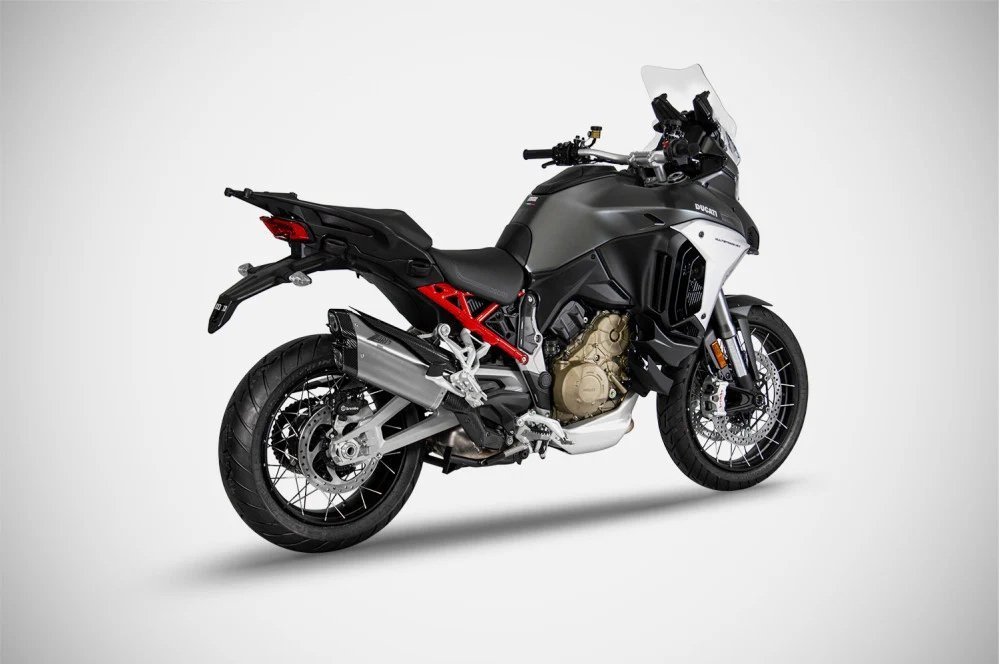 ZDU103S10TCR | Ducati | MULTISTRADA V4/V4S | 2021 - 2023 | Zard | Titanium Slip-on Exhaust - Image 2