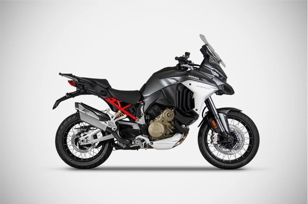 ZDU103S10TCR | Ducati | MULTISTRADA V4/V4S | 2021 - 2023 | Zard | Titanium Slip-on Exhaust - Image 3