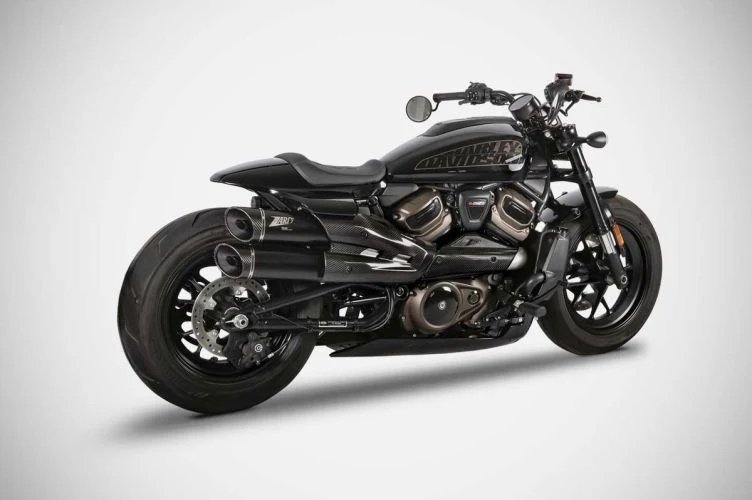 ZHD006S10SCR-B | Harley DAVIDSON | SPORTSTER S | 2021 - 2024 | Zard | GT SLIP-ON Exhaust - Image 4