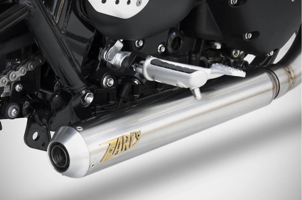 ZTP087S00SSR | Triumph | STREET & SPEED TWIN 900 | 2017 - 2023 | Zard | 2>1 STAINLESS STEEL RACING CROSS Exhaust