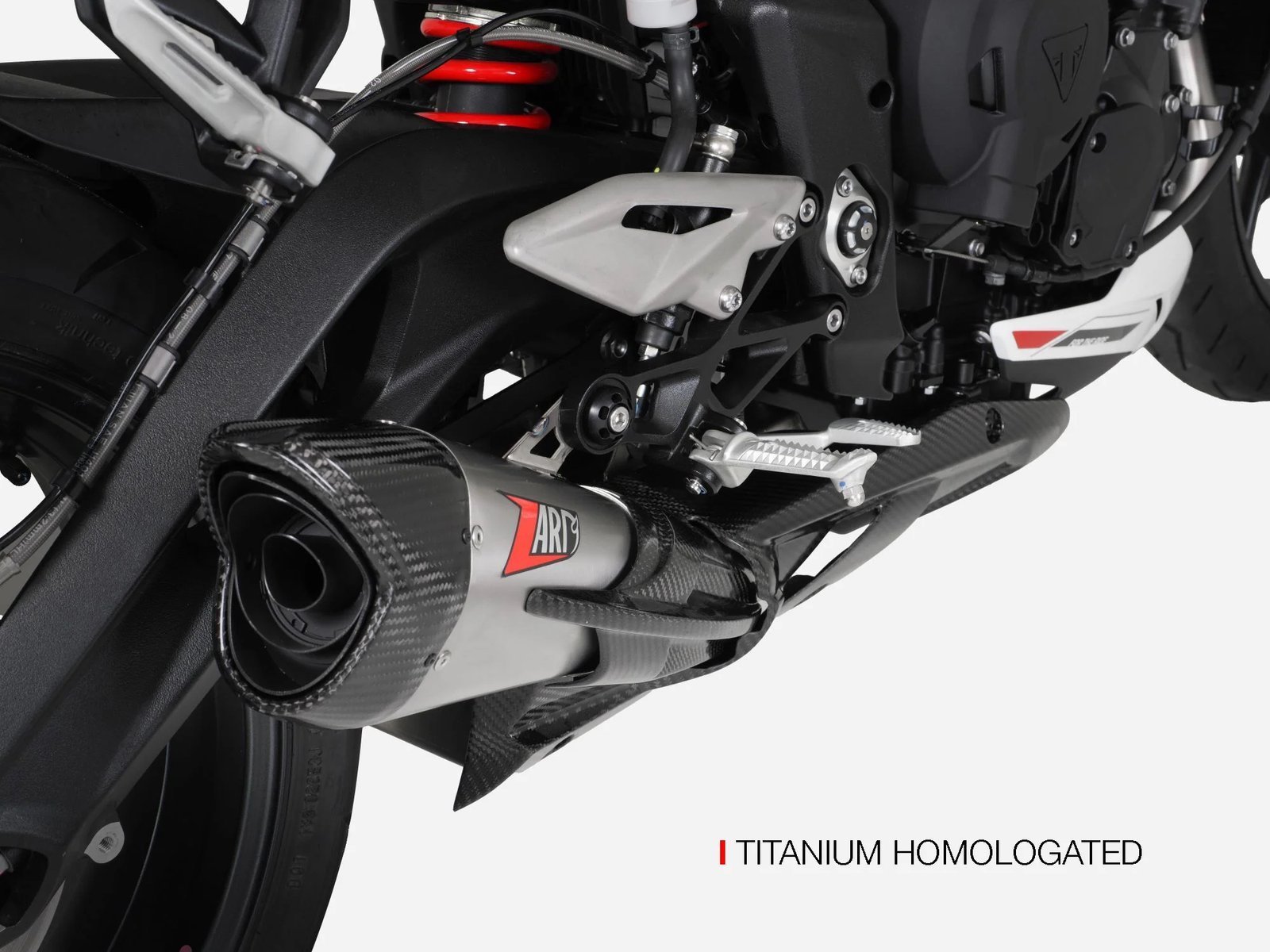 ZTP103T00TCR | Triumph | STREET TRIPLE 765 | 2023 - 2025 | Zard | Titanium Full System