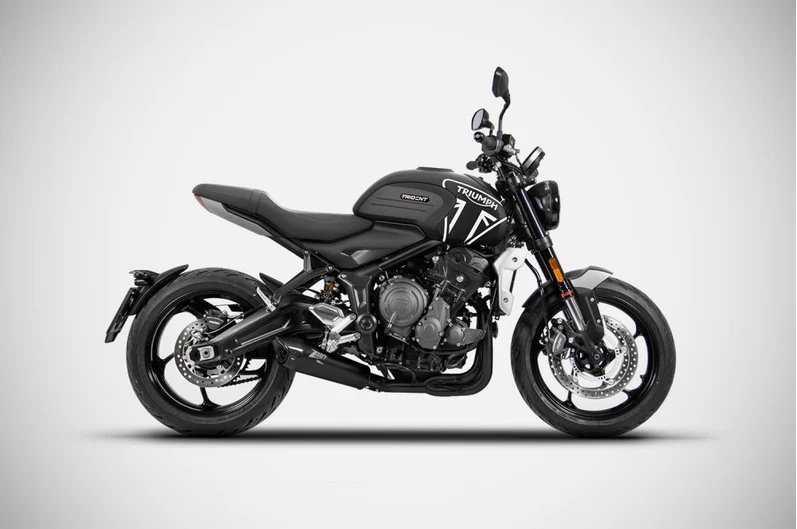 ZTP096S00SCR-B | Triumph | TRIDENT 660 | 2021 - 2024 | Zard | Stillness Still Header + Titanium Exhuast Full system