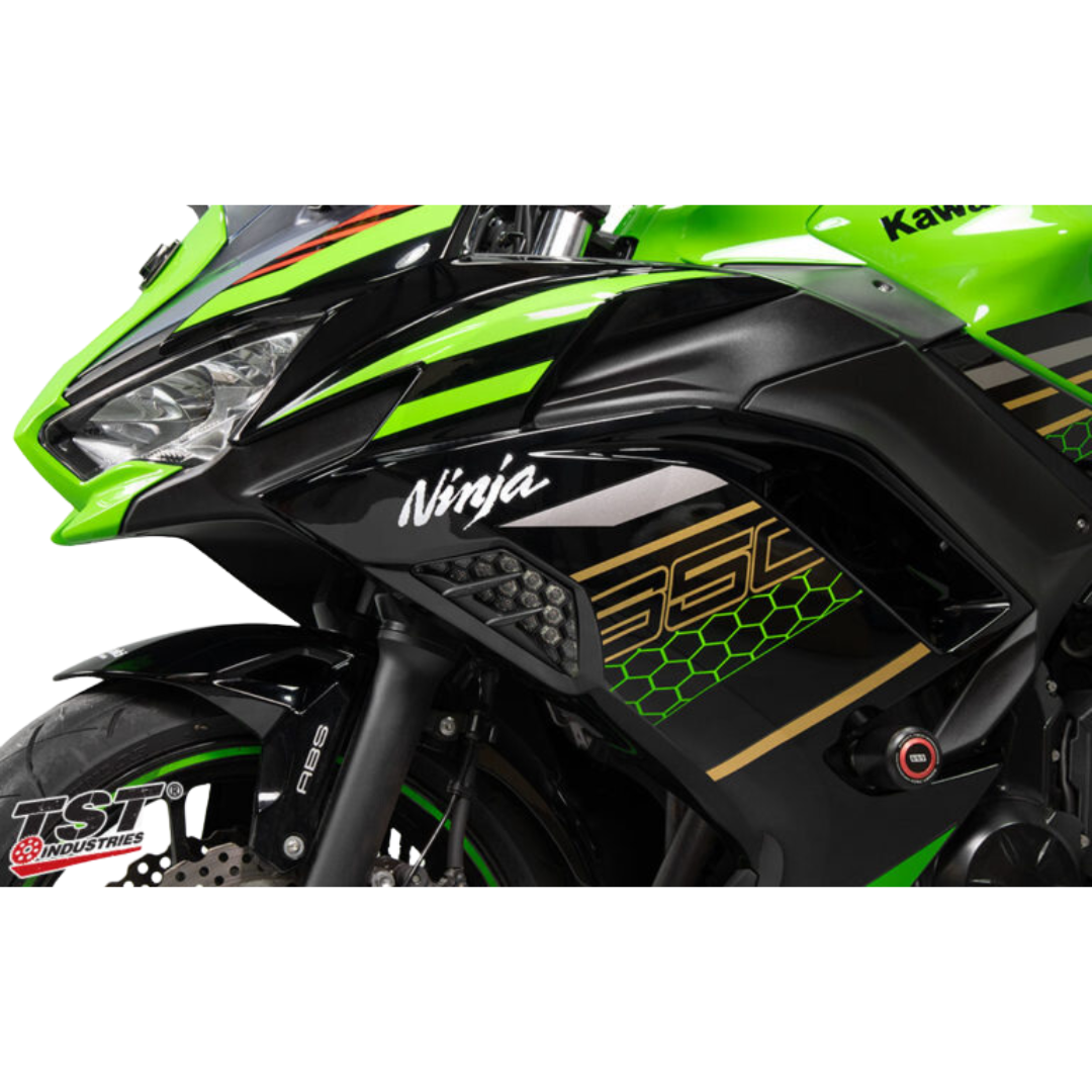 FLK03C | Kawasaki | Ninja Sportbikes | TST | Nexus LED Front Turn Signals - Image 4