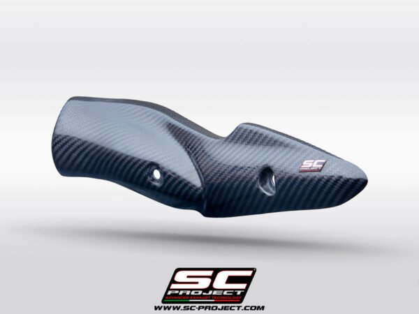 SC Project Performance Exhaust for Kawasaki Z900 BS6 (2020-2021) Carbon fiber heat protection shield