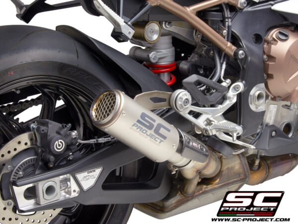 SC Project Performance Exhaust for S 1000RR (2019-2020) BS4 Exhaust Carbon fiber heat protection shield