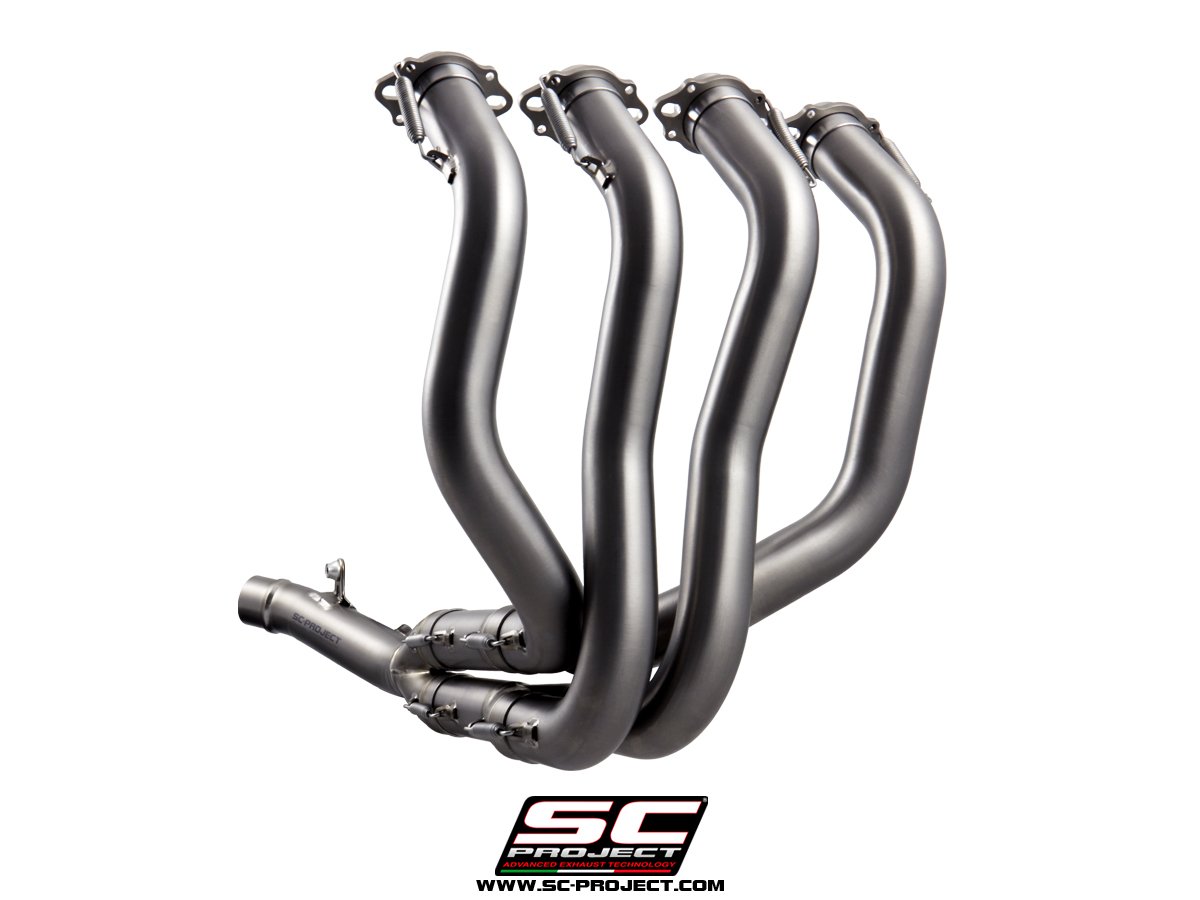 SC Project Performance Exhaust for Kawasaki Z 900 (2017 - 2019) 4-2-1 Stainless Steel Headers - Image 2