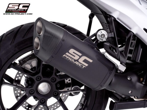 SC Project Performance Exhaust for R 1300 GS/ R1300GS Adventure Exhaust Adventure-R titanium exhaust, matt black