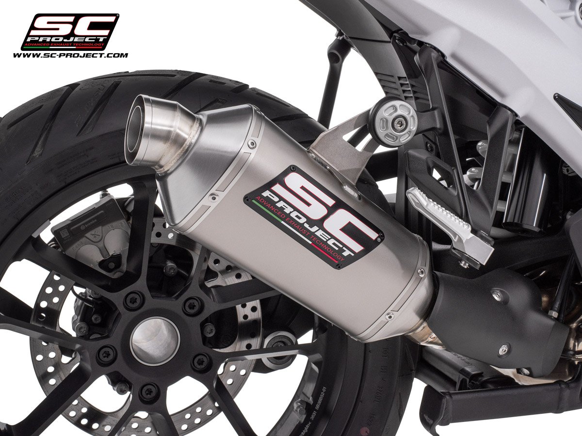 SC Project Performance Exhaust for R 1300 GS/ R1300GS Adventure Exhaust Rally-X titanium exhaust(Compatible with original side cases)