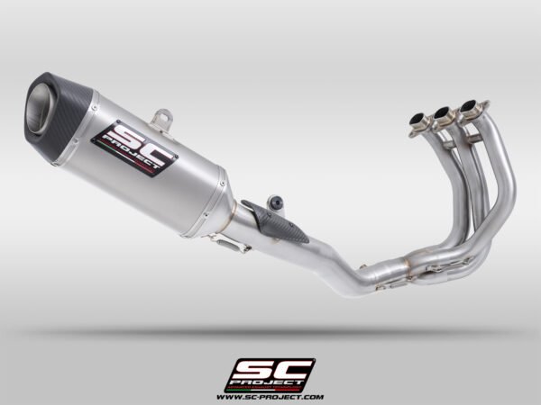 SC Project Full Exhaust System for Triumph Street Triple 765 (2023-2024) 3-1 Stainless steel full exhaust system, with SC1-S carbon exhaust