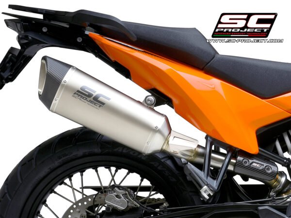SC Project Performance Exhaust for KTM 890 Adventure SC1-R Titanium Exhaust