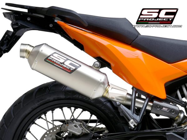SC Project Performance Exhaust for KTM 890 Adventure Rally Raid Titanium Exhaust