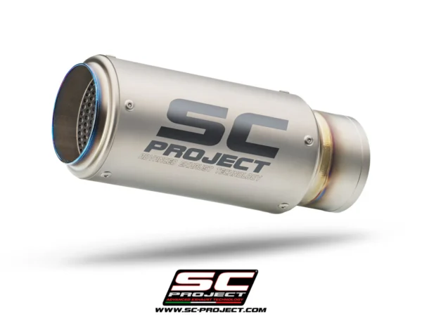 SC Project Performance Exhaust for Kawasaki H2 (2015-2020) CR-T Muffler, titanium, with titanium end cap