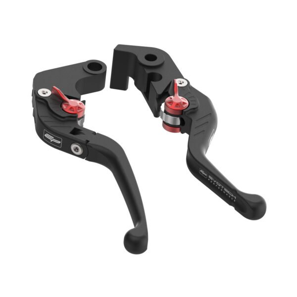 Evotech Folding Clutch and Short Brake Lever Set for Triumph Daytona 660 (2024+)