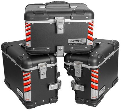 TIBET-B 36T+35L+28R THREE-CASE SET (Black)