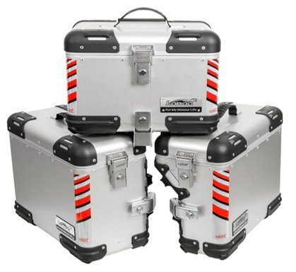 TIBET-B 36T+35L+28R  THREE-CASE SET (Silver)