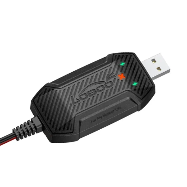 LOBOO Mini Intelligent Battery Charger - USB-Powered 6-Stage Charger