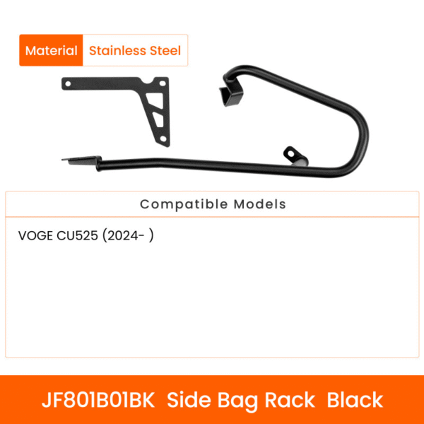 Side bag rack Black for VOGE CU525(2024-)