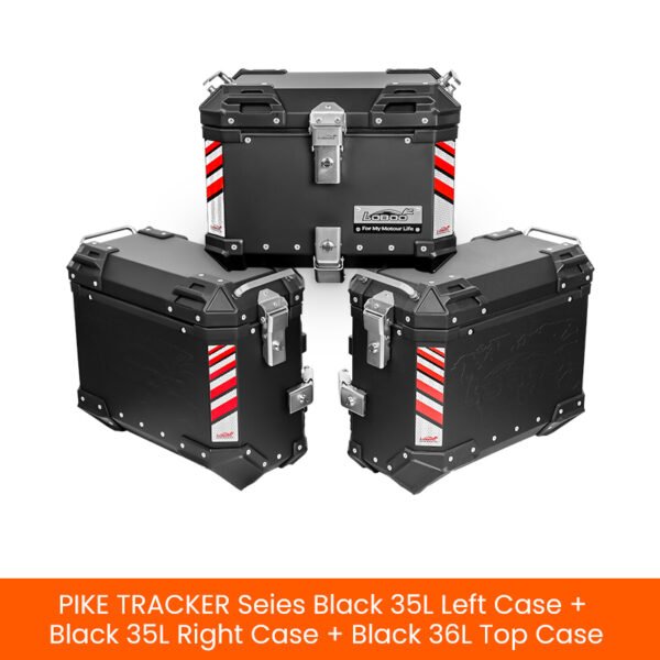 Loboo PIKE TRACKER Series Aluminum Alloy Three Cases Set 35L+30L+36L